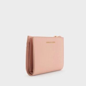 Charles & Keith Everleigh Wallet Light Pink Wallet  XXS